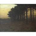 Charles warren eaton american 18571937 the pine grove oil on board framed signed and titled 8 14 x 10 exhibition thumbbox exhibition salmagundi club new york label on verso prove