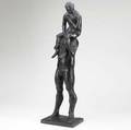 Leonard baskin american 19222000 aeneas carrying his father from burning troy 1971 bronze initialed and dated lb 1971 marked c kennedy gallery with foundry mark bedimakkynyc 37