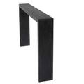 Juan montoya slender ebonized oak console table provenance juan montoya collection 35 x 58 x 7