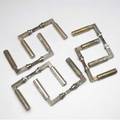 Walter gropius set of six nickelplated metal door handles ca 1920s approx 6 34 x 4 12