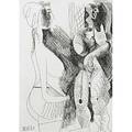 Pablo picasso spanish 18811973 series 156 1971 etching framed numbered 4850 8 18 x 5 34 image 10 78 x 8 38 sight provenance estate of picasso paris bellette hofmann new y