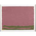 Helen frankenthaler american b 1928 green likes mauve from four pochoirs 1970 pochoir printed in color acrylic framed signed dated and numbered 950 22 x 30 12 sheet publisher abram