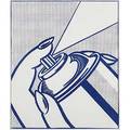 Roy lichtenstein american 19231997 spray can from 1 cent life 1964 lithograph in colors framed 12 34 x 10 58 sight provenance private collection new york