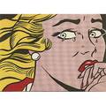 Roy lichtenstein american 19231997 crying girl 1963 offset lithograph in colors mailer 17 x 22 78 publisher leo castelli gallery new york literature corlett ii1 provenance private