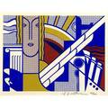 Roy lichtenstein american 19231997 modern art poster 1967 screenprint in colors framed signed and numbered 90300 8 78 x 11 12 sight publisher brooke alexander editions new york l