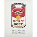 Andy warhol american 19281987 pepper pot soup can poster 1962 screenprint in colors framed 13 x 10 sheet provenance private collection new york