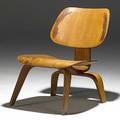 Charles and ray eames evans products early and rare calico ash laminate lcw unmarked 25 x 19 12 x 26
