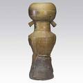 Paul chaleff tall totemic ceramic sculpture 1984 signed and dated 31 12 x 12 dia
