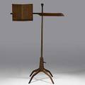 Sam maloof adjustable walnut music stand 1970s unmarked as shown 52 x 37 x 25