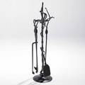 Albert paley forge and fabricated fireplace tools with dark patination stamped with copyright albert paley 1996 46 12 x 12