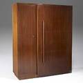 Andre sornay brass and sycamore armoire 1935 unmarked 64 12 x 53 14 x 17 14
