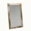 Parchment hall mirror unmarked 58 x 38
