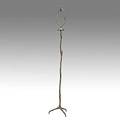 Felix agostini textured bronze floor lamp 1960s unmarked 65 12 x 12