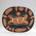 Picasso madoura platter with dancers 1957 stamped madoura edition picasso and dated 15 x 12