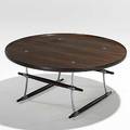 Jens quistgaard dansk rosewood and nickelplated brass cocktail table unmarked 18 12 x 41 14