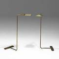 Cedric hartman cedric hartman inc pair of brass and acrylic floor lamps each stamped cedric hartman 860450 signature made in usa 36 x 11 x 13