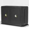 Tommi parzinger parzinger originals fine lacquered cabinet brass hardware branded parzinger originals 34 14 x 50 x 20