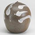 Toshiko takaezu saltglazed stoneware moonpot complete with rattle signed tt 10 12 x 9