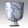 Gio ponti richard ginori glazed porcelain vase alato 1920s stamped richard ginori 276 italia richardginori pittoria di doccia gio ponti 7 12 x 6