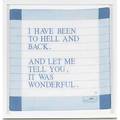 Louise bourgeois americanfrench 19112010 embroidered handkerchief i have been to hell and back framed signed numbered 3071000 and dated 1996 publisher third drawer down australia 1