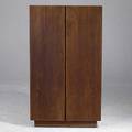 Phil powell attr walnut two door cabinet 53 x 30 12 x 15 12