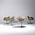 Pierre paulin artiforte set of four little tulip armchairs 1965 unmarked 29 x 27 x 24