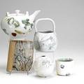 Artisanal porcelain most asian inspired including works by nancy meeker james rothrock etc tallest 7 34
