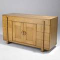 Russel wright attr colonial craft solid sculpted maple credenza branded colonial craft 33 14 x 58 14 x 21 14