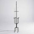 Tommi parzinger enameled steel floor lamp 60 x 10 12 sq