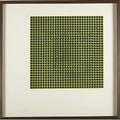 Victor vasarely frenchhungarian 19081997 screenprint in colors framed signed and numbered 6205 25 34 x 25 34 sight provenance private collection