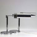 Steiffel two swingarm chrome lamps 14 x 19 x 8 dia