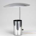 George nelson koch  lowy chrome half nelson table lamp 17 12 x 15 12 dia