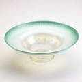 Tiffany studios favrile glass pastel bowl etched lc tiffany favrile 1588 3 34 x 12