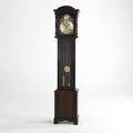 Brixon rosewood grandmothers clock with weight driven movement 73 14 x 15 x 10