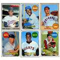 Baseball cards 80 cards from 19671970 including mickey mantle willie mays johnny bench rookie card etc