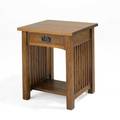 Stickley reproduction contemporary nightstand with spindled sides 26 x 21 x 18 12