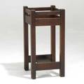 L  jg stickley oak plant stand 28 12 x 13 12 sq