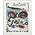 Joan miro spanish 18931983 two offset lithographs in colors framed separately joan miro graphics philadelphia museum of art 1966 25 x 19 sight and untitled 12 14 x 9 12 sight