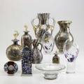 Murano glass eleven pieces all with millefiori or murrine decoration two signed s frottin tallest 8 14