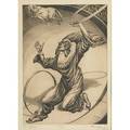 Isaac friedlander american 18901968 the jester etching framed signed titled and numbered 4050 12 x 10 image provenance private collection new jersey
