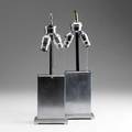 Chase pair of console lamps designed by walter von nessen ca 1936 16 12