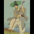 Paul jacoulet french 19021960 wood cut in colors the wandering buddhist priest korea signed 15 12 x 12