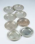 Eight 8 Sterling Bread  Butter Plates