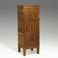 File cabinet oak with six sections early 20th c 51 12 x 18 x 18 12