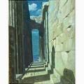 Olaf olson american 18381916 oil on canvas the parthenon athens twilight framed signed 30 x 24 exhibition american art association anderson galleries george d pratt sale january