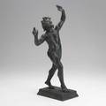 Bronze statue depicting a satyr probably italian late 19thearly 20th c 20