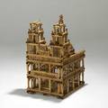 Victorian birdcage bamboo construction 19th20th c 34 x 17 x 20