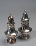 Two 2 English Silverplated Muffineers