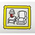 Roy lichtenstein american 19231997 red lamp 1992 lithograph in colors signed dated and numbered ap 3140 21 12 x 24 sheet publisher the artist and leo castelli gallery new york lite