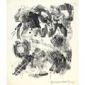 Robert rauschenberg american 19252008 loop from the stoned moon series 1969 lithograph in colors signed dated and numbered 3779 33 x 28 sheet publisher gemini gel los angeles lit